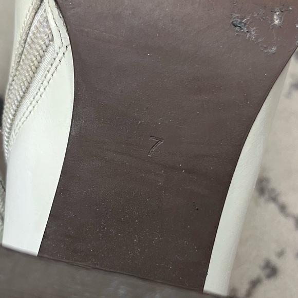 JEFFERY CAMPBELL Geist 70s Ice White Patent Leather Gogo Boots Booties - Picture 8 of 10